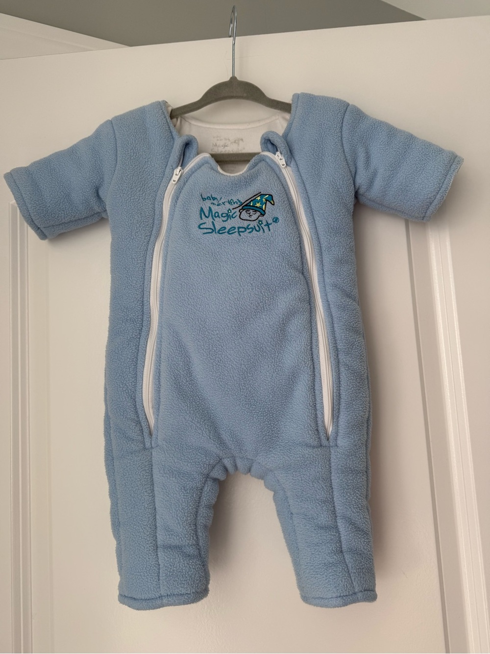 Baby Blue 'Magic Sleepsuit' Fleece One-Piece for Infants